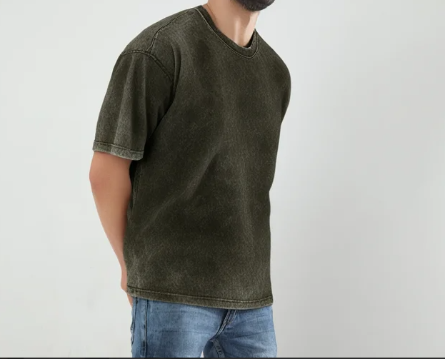 Acid-Wash-Oversized-Classic-T-Shirt Tzinerhub